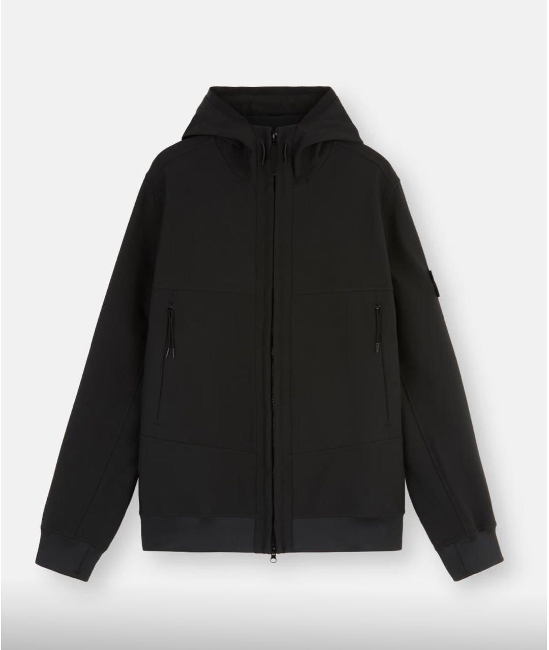 STONE ISLAND Черная полиамидовая куртка, фото 7