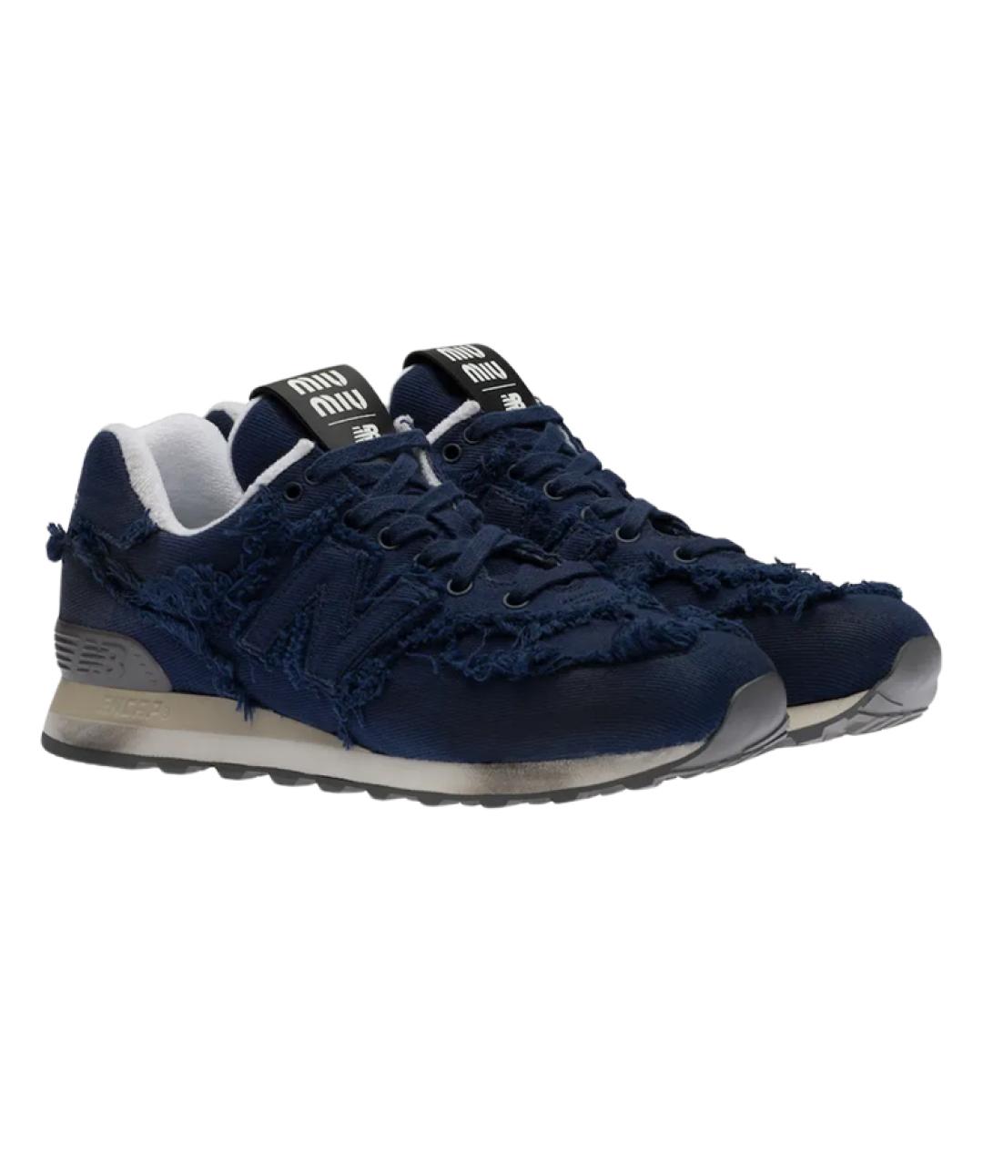 NEW BALANCE Темно-синие кроссовки, фото 3