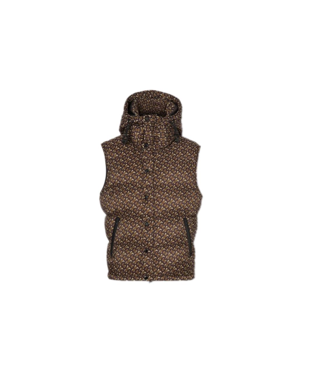 BURBERRY Коричневый пуховик, фото 2