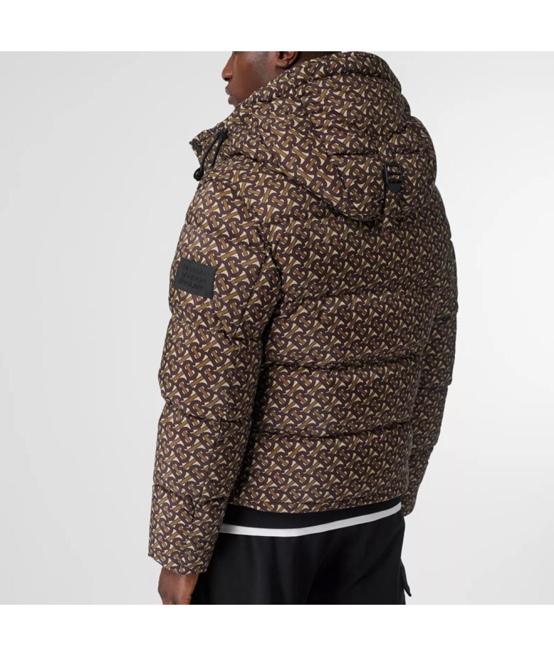 BURBERRY Коричневый пуховик, фото 5