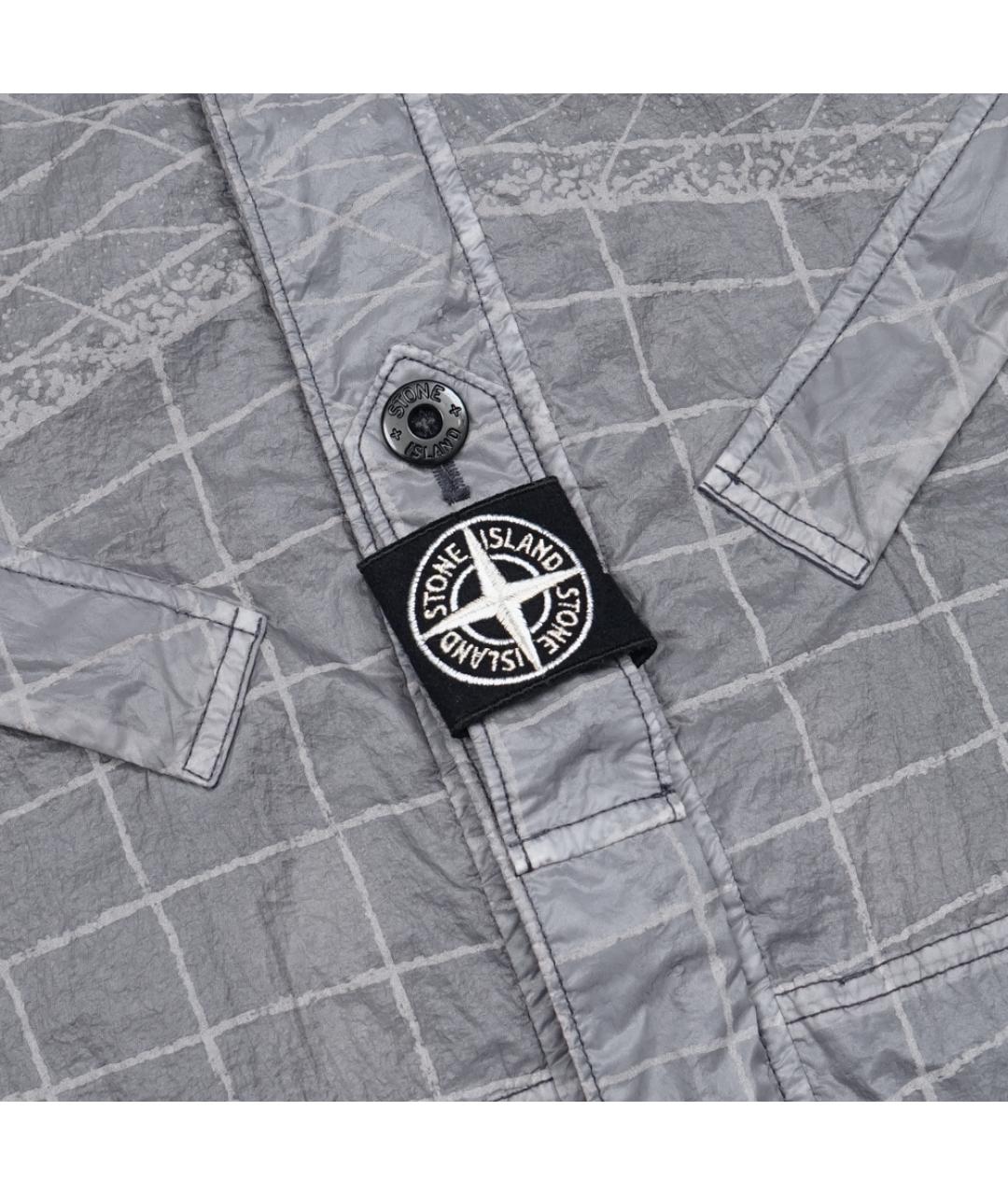 STONE ISLAND Антрацитовая полиамидовая парка, фото 4