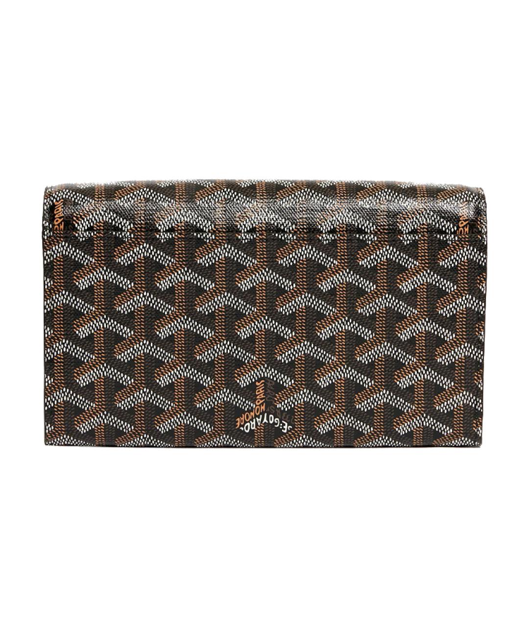 GOYARD Черный кожаный кошелек, фото 3
