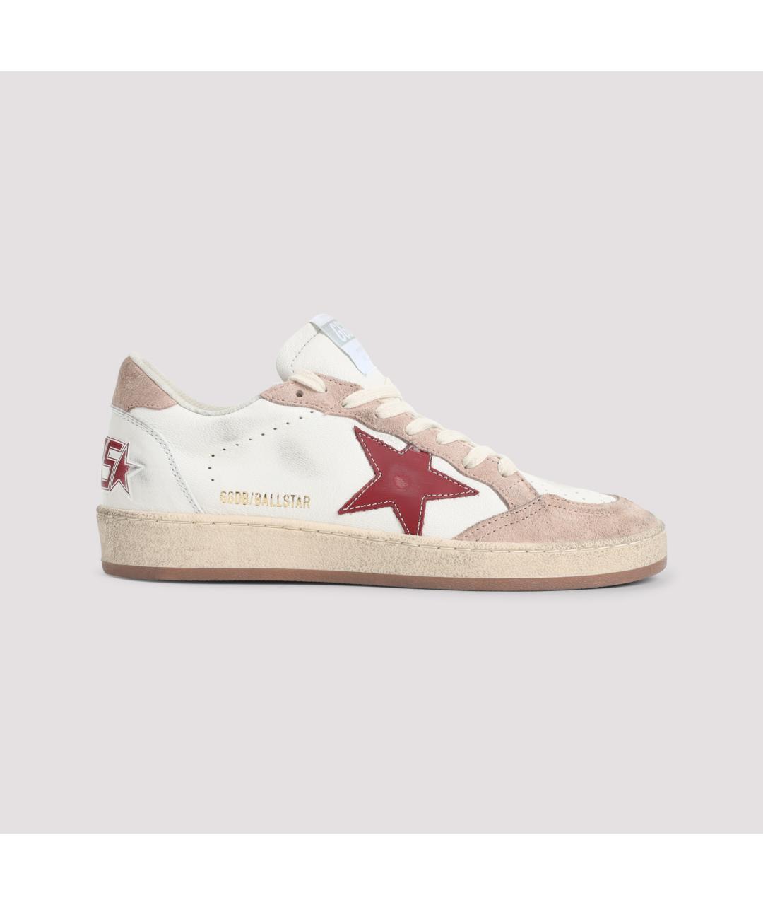 GOLDEN GOOSE DELUXE BRAND Белые кожаные кроссовки, фото 2