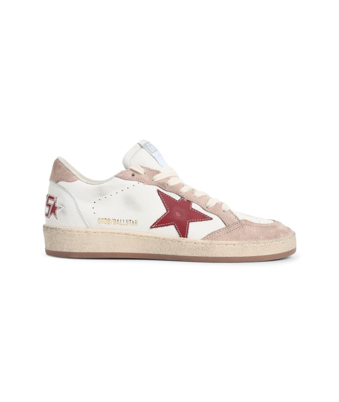 GOLDEN GOOSE DELUXE BRAND Белые кожаные кроссовки, фото 1