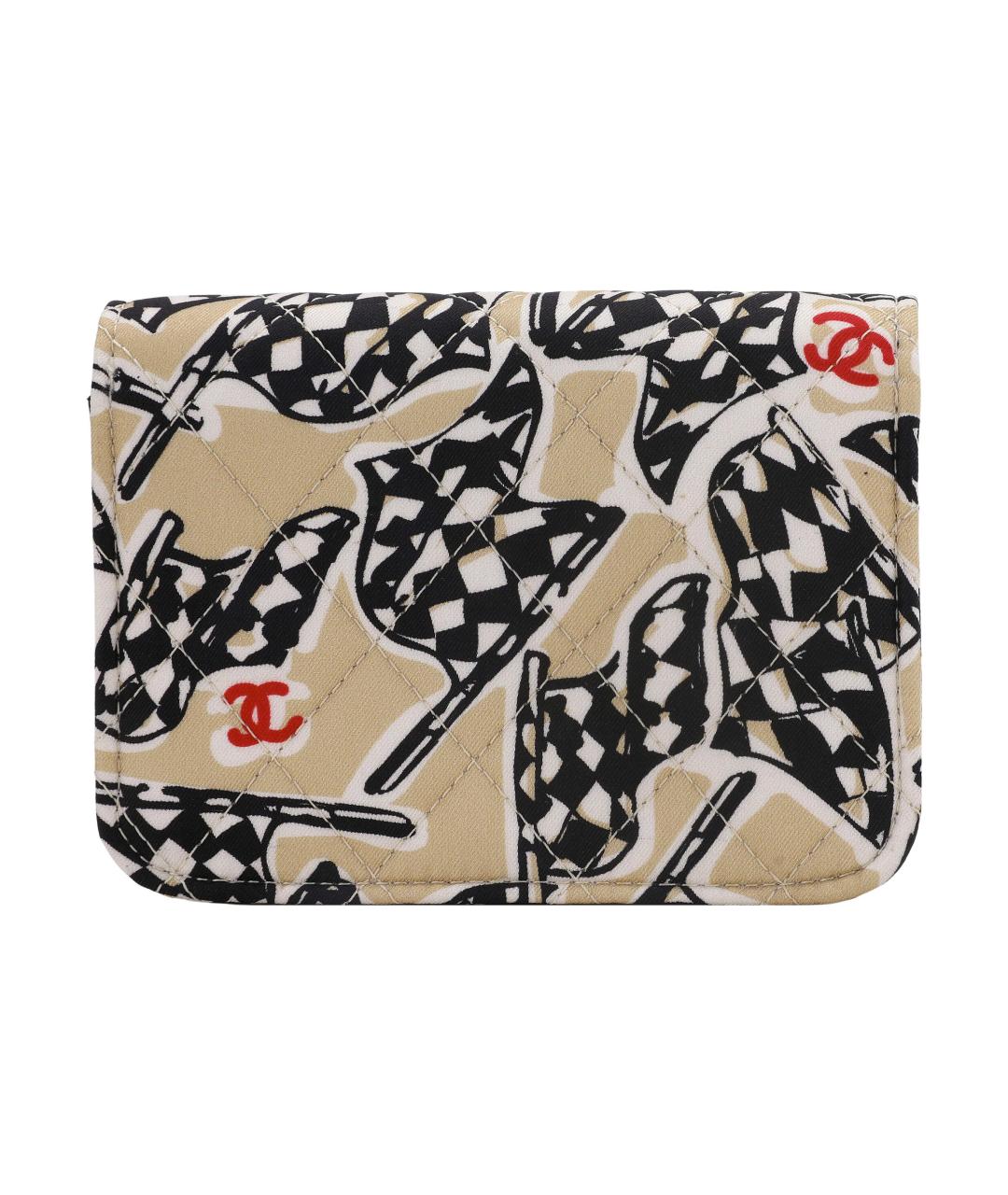 CHANEL Черная хлопковая сумка через плечо, фото 3