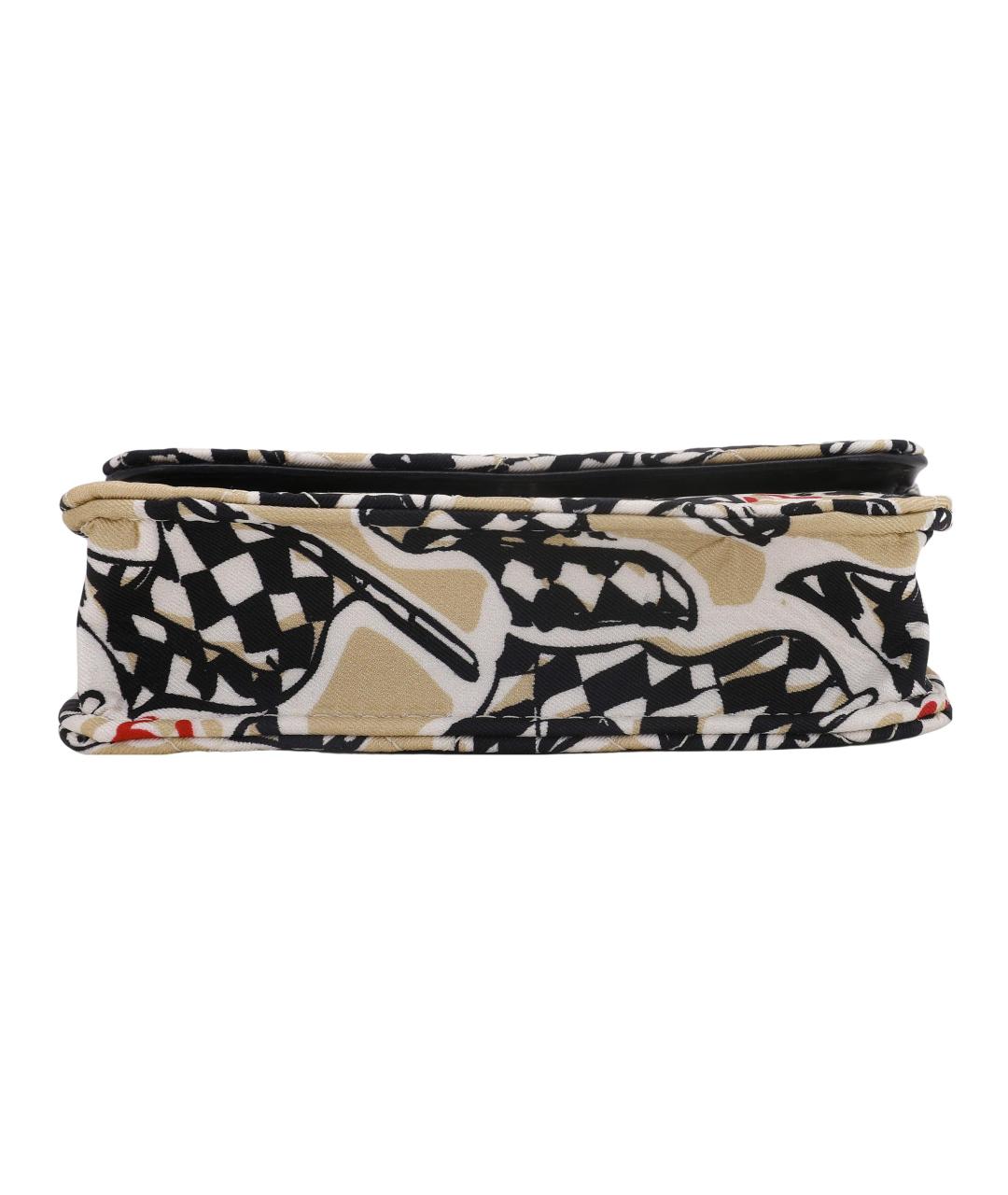 CHANEL Черная хлопковая сумка через плечо, фото 4