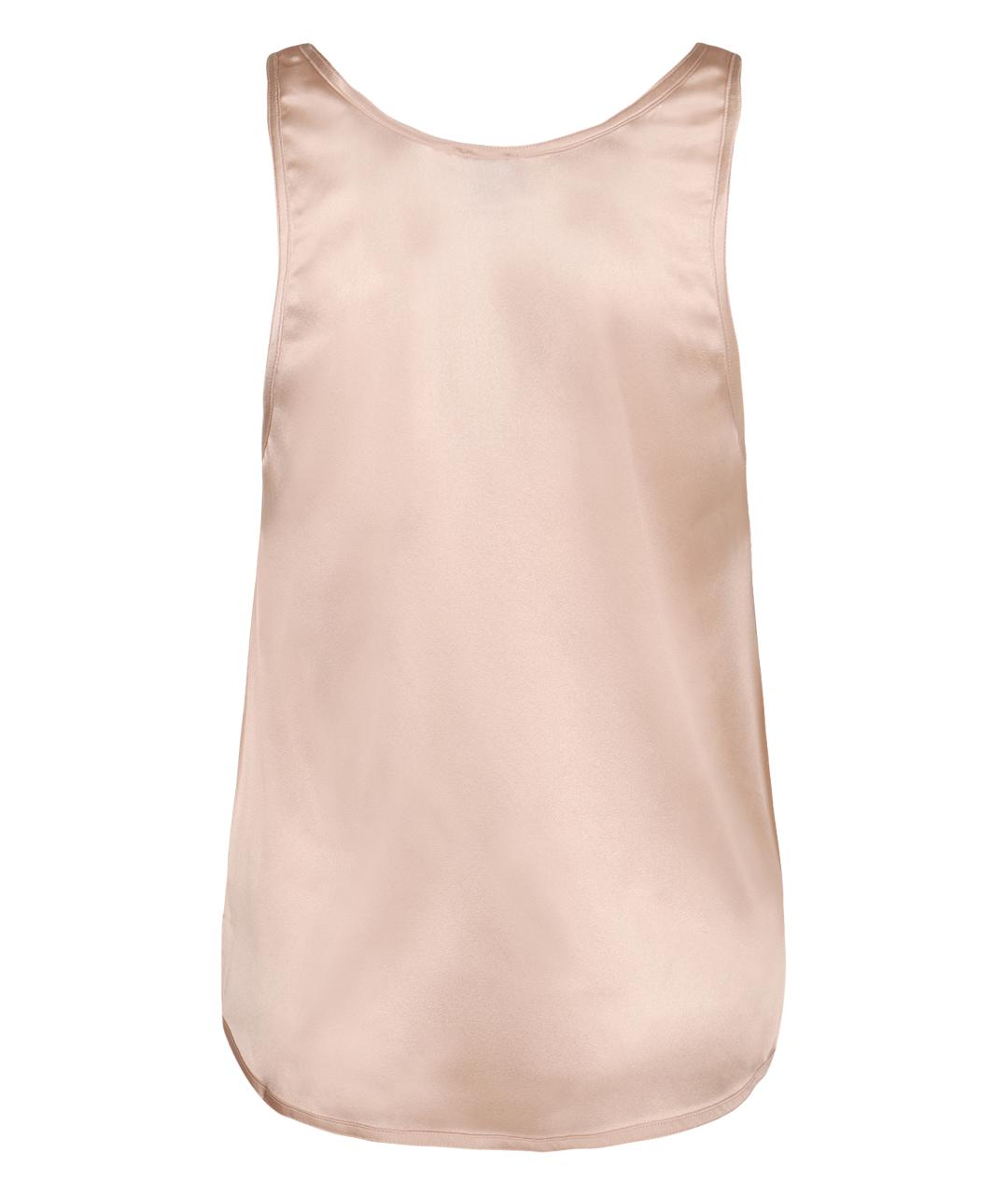 PINKO Розовая шелковая футболка, фото 2