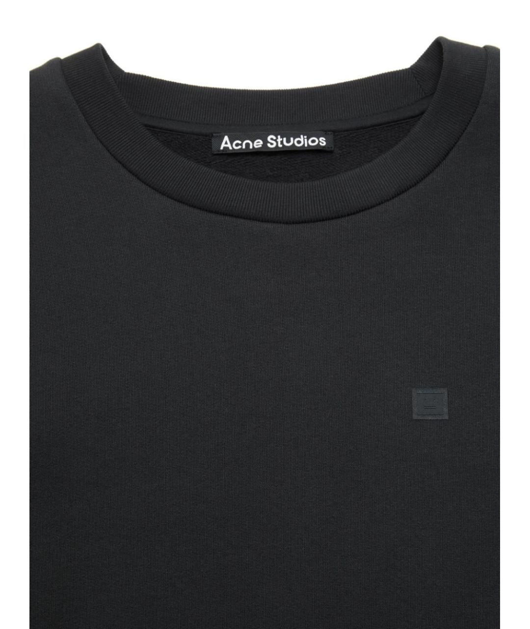 ACNE STUDIOS Черный хлопковый джемпер / свитер, фото 3