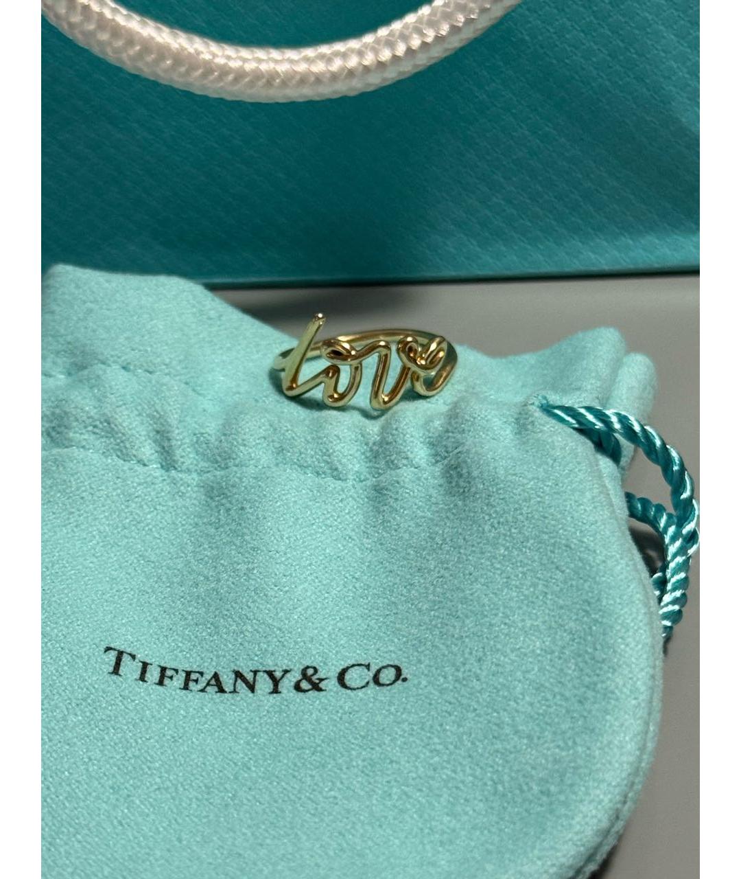 TIFFANY&CO Желтое кольцо из желтого золота, фото 2