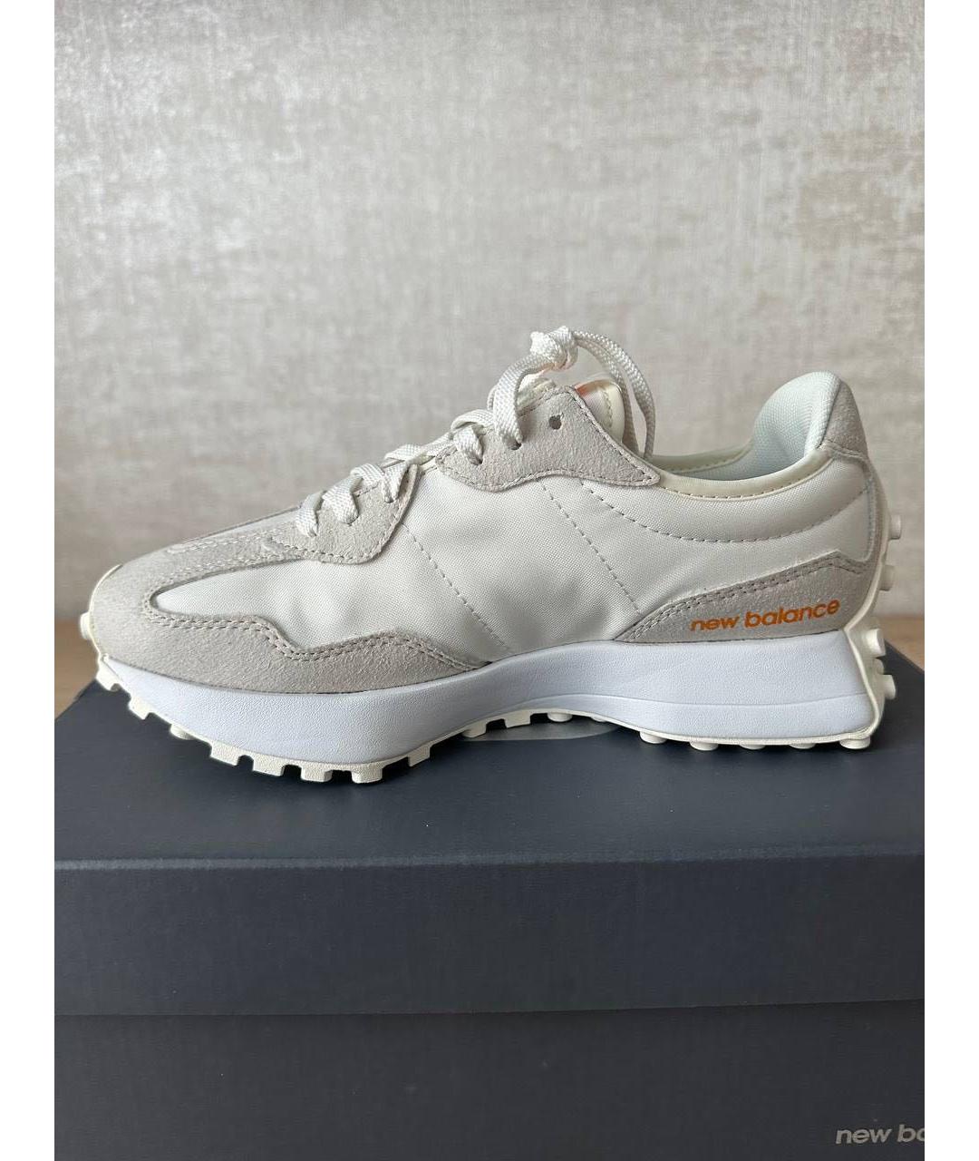 NEW BALANCE Бежевые синтетические кроссовки, фото 3