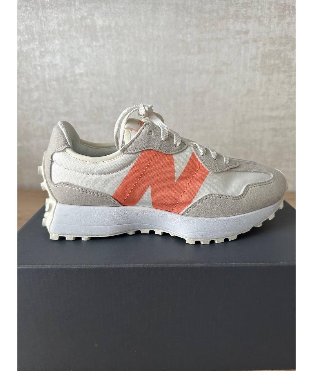 NEW BALANCE Бежевые синтетические кроссовки, фото 7