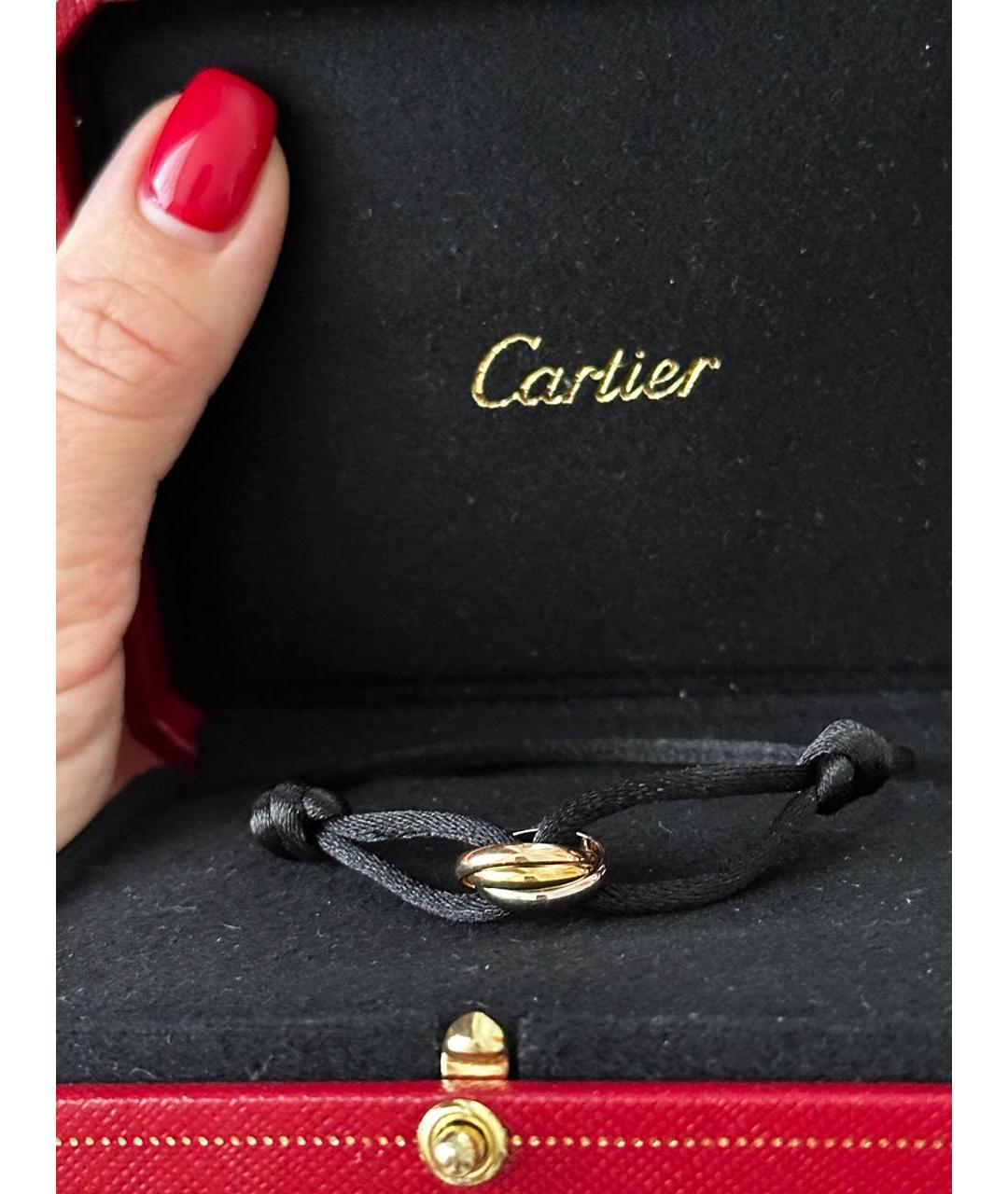 CARTIER Черный браслет из розового золота, фото 3