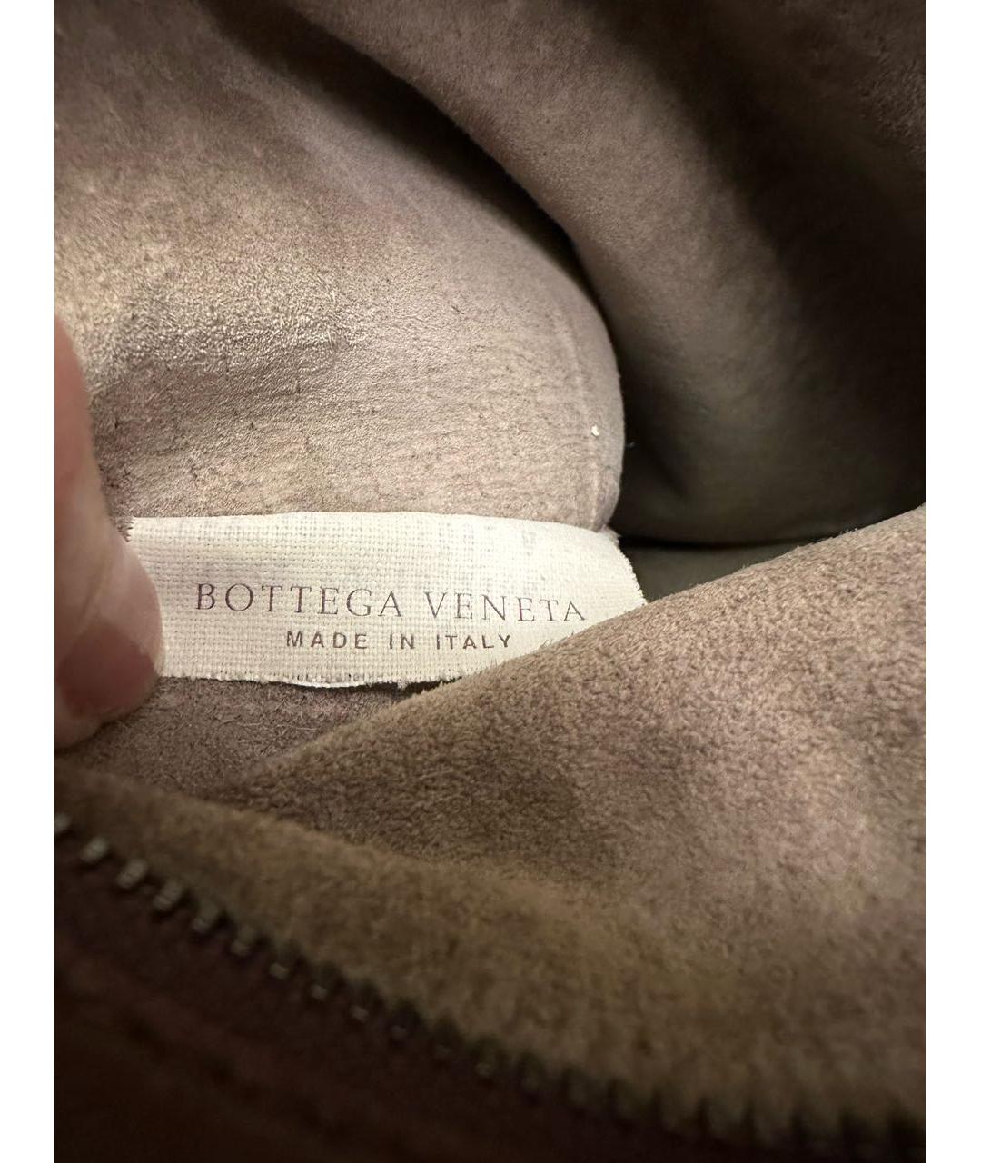 BOTTEGA VENETA Коричневая кожаная сумка тоут, фото 6