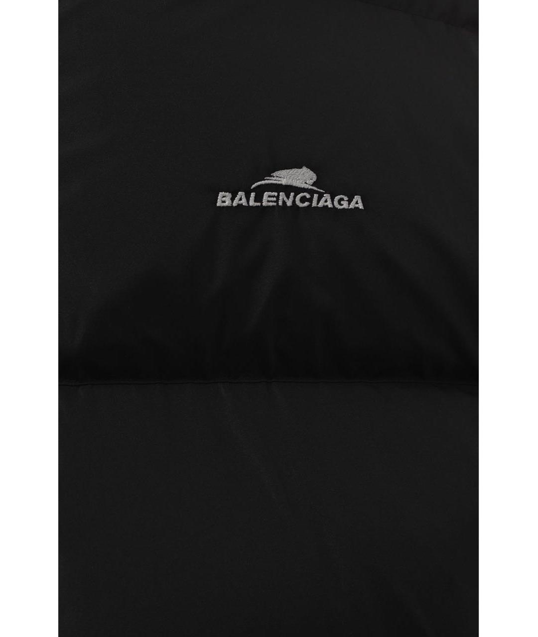 BALENCIAGA Черный пуховик, фото 3