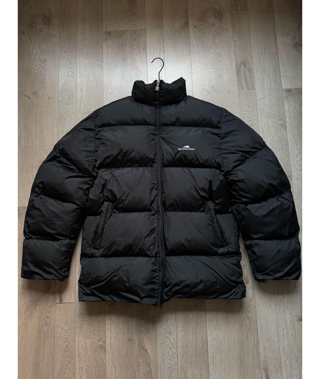 BALENCIAGA Черный пуховик, фото 3