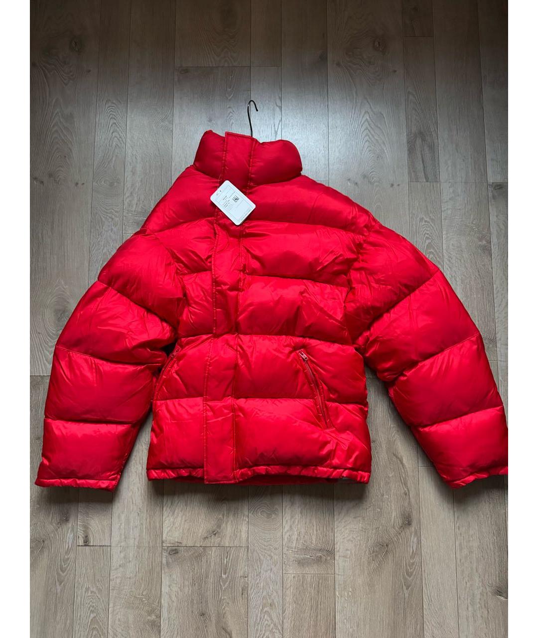 BALENCIAGA Красный пуховик, фото 3