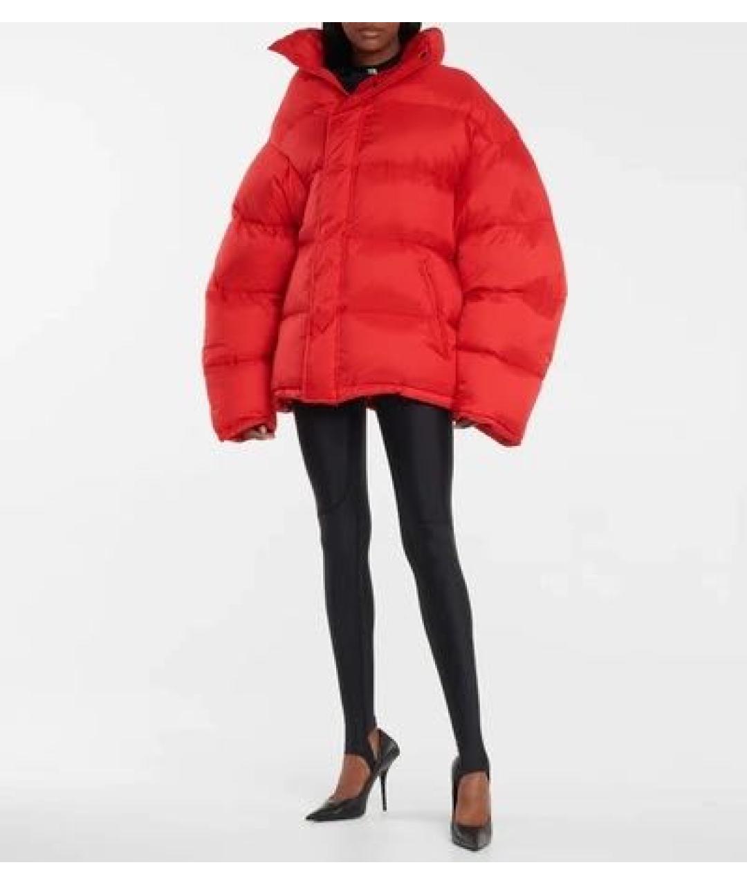 BALENCIAGA Красный пуховик, фото 8