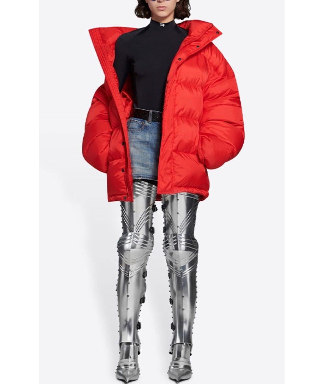 BALENCIAGA Красный пуховик, фото 7