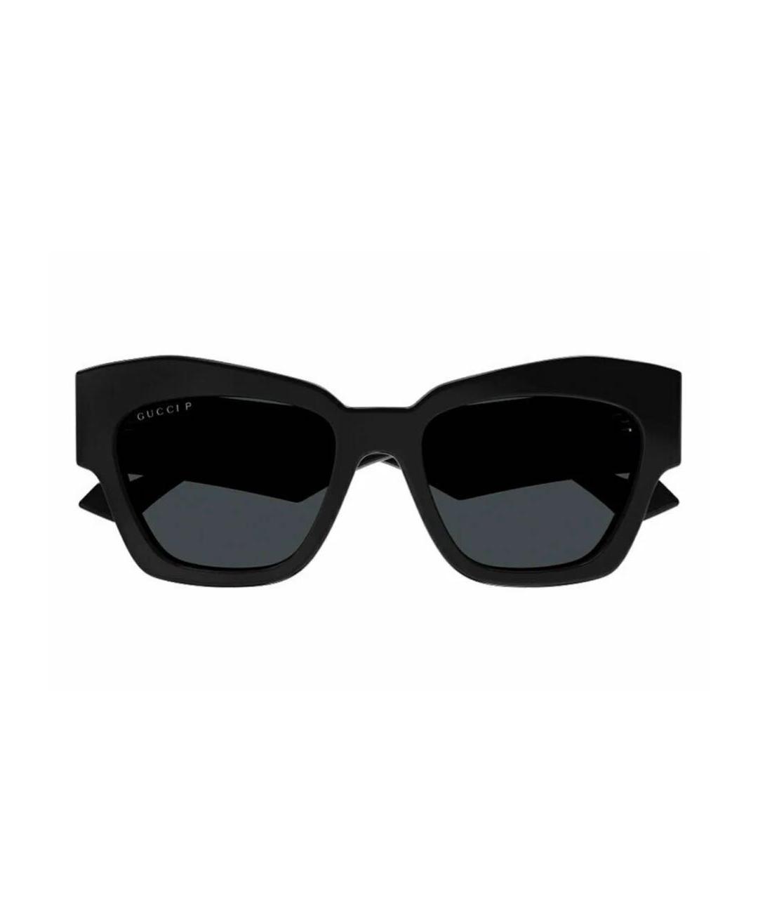 GUCCI Черные пластиковые солнцезащитные очки, фото 4