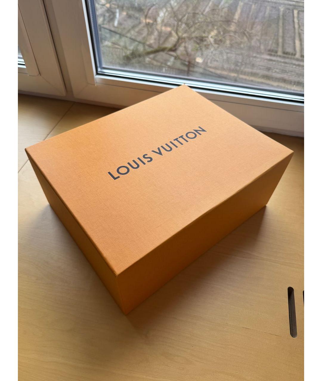 LOUIS VUITTON Черные кожаные ботинки, фото 8