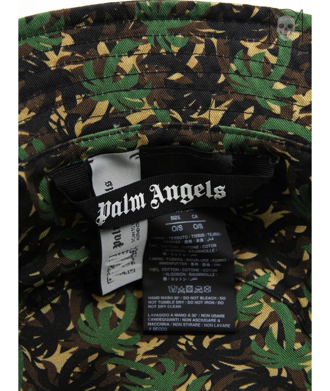 PALM ANGELS Черная хлопковая шляпа, фото 4