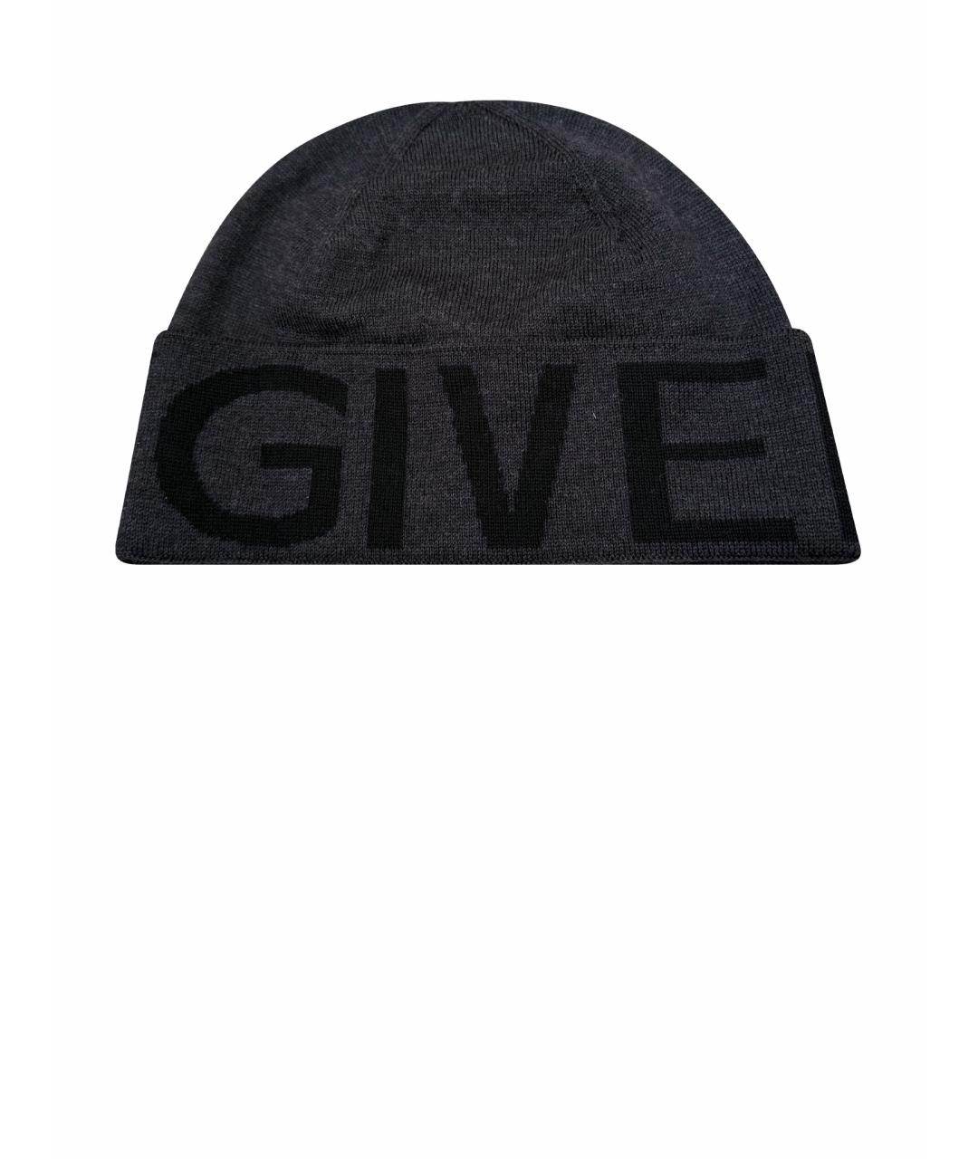 GIVENCHY Серая шерстяная шапка, фото 1