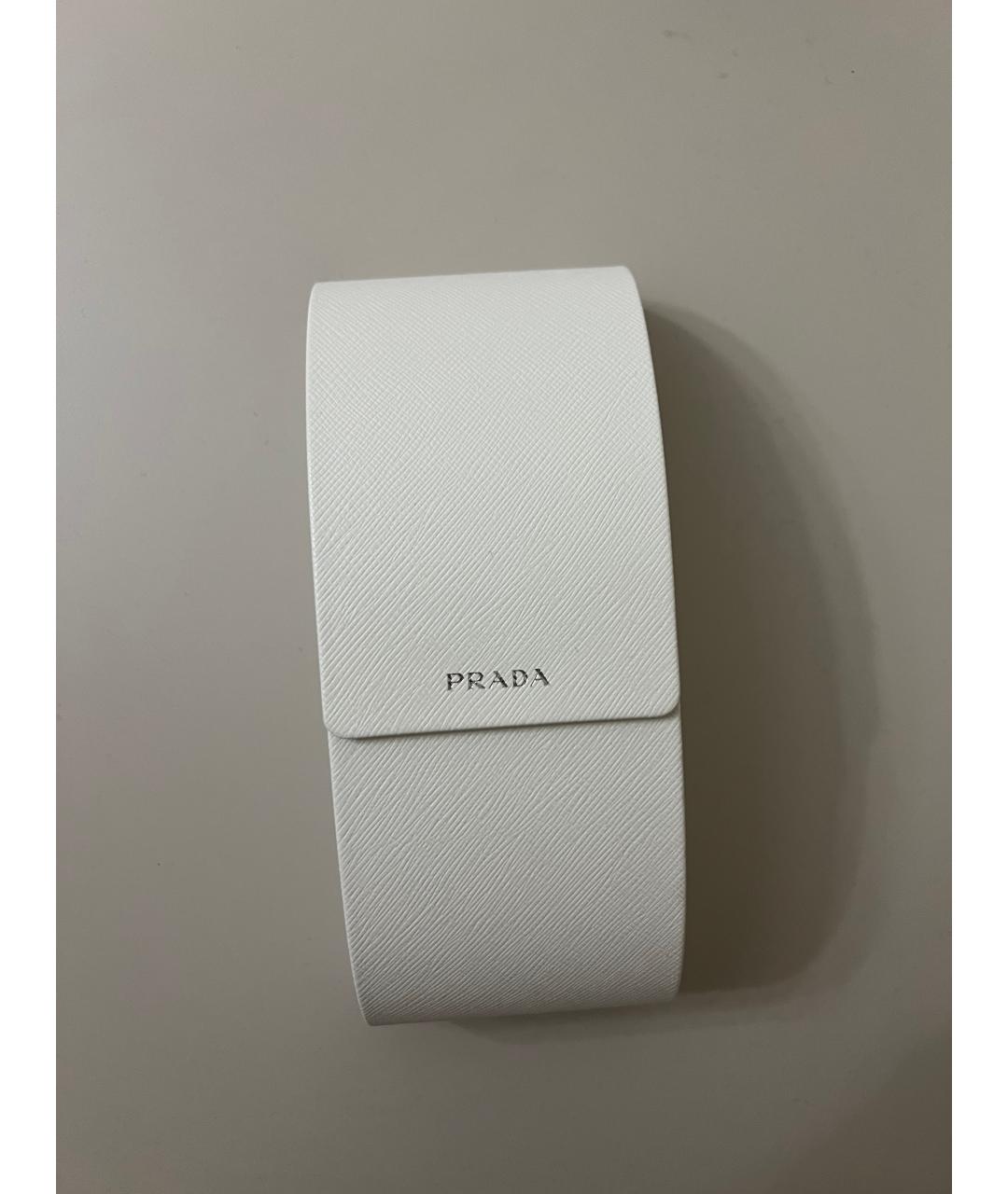PRADA Черные пластиковые солнцезащитные очки, фото 4
