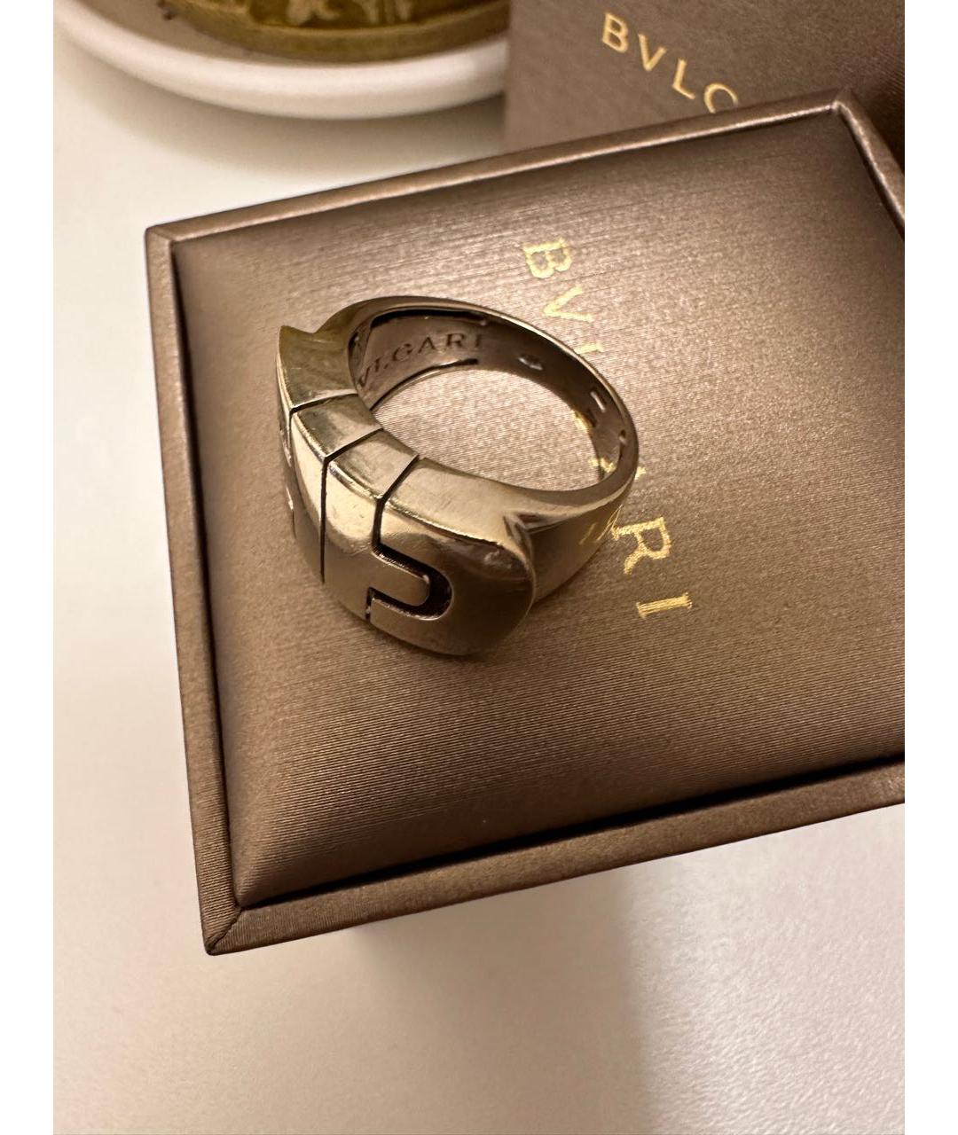 BVLGARI Белое кольцо из белого золота, фото 3