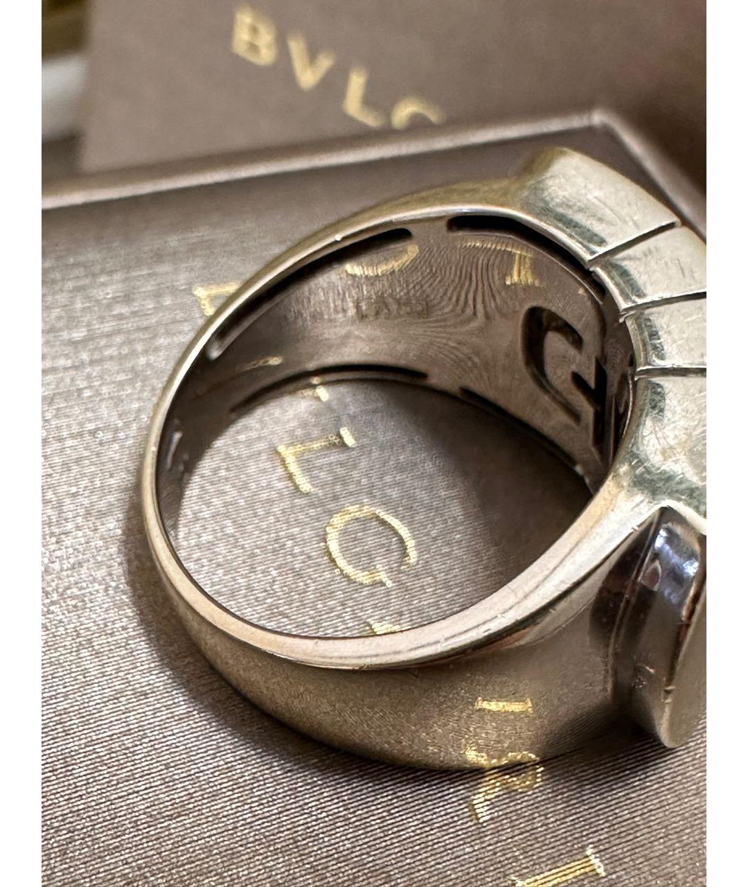 BVLGARI Белое кольцо из белого золота, фото 6