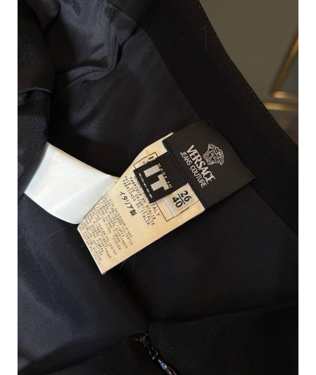 VERSACE JEANS COUTURE Черное вечернее платье, фото 5