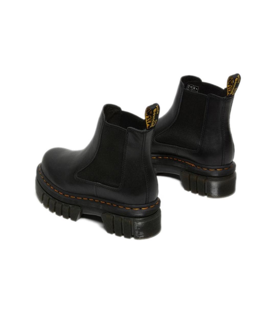 DR. MARTENS Черные кожаные ботинки, фото 4