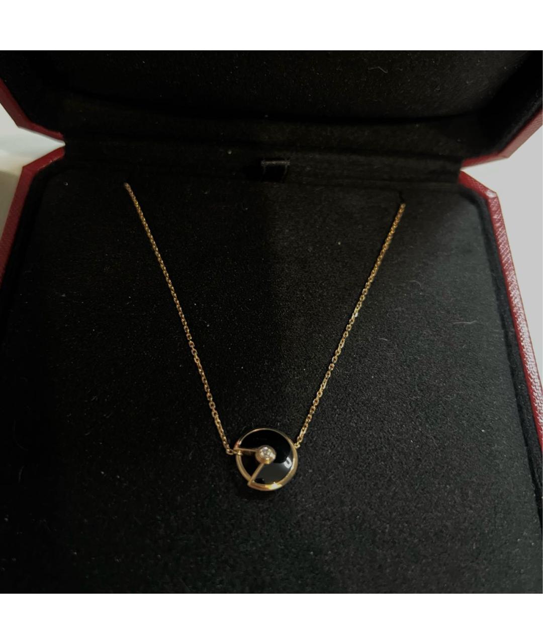 CARTIER Черный браслет из желтого золота, фото 2