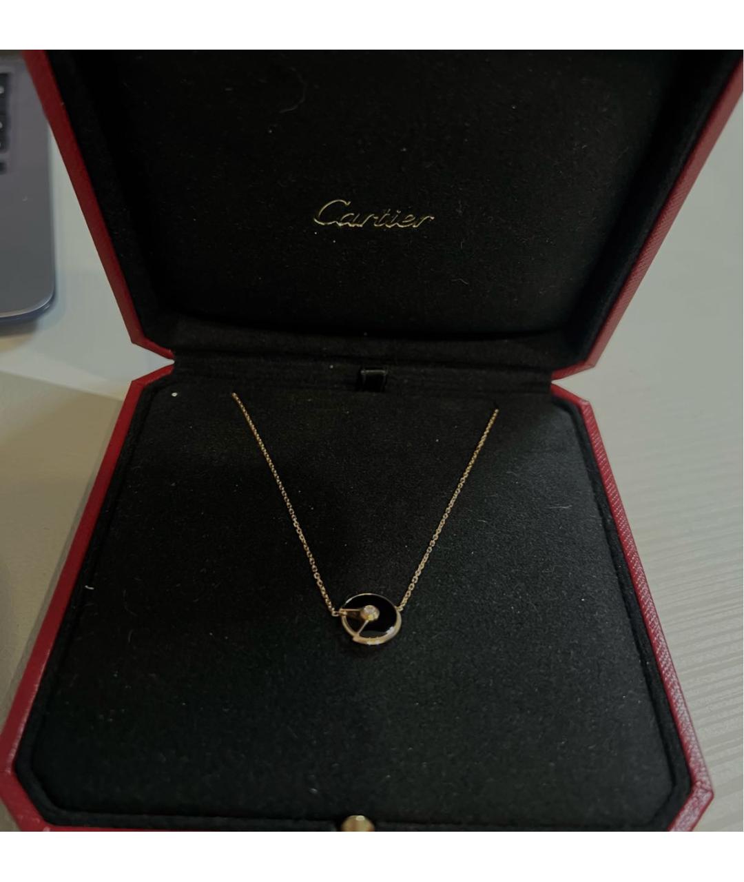 CARTIER Черный браслет из желтого золота, фото 7