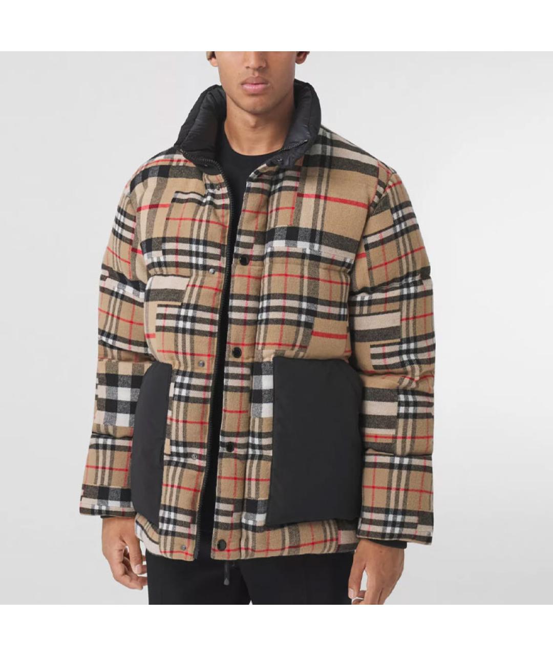 BURBERRY Бежевый пуховик, фото 4