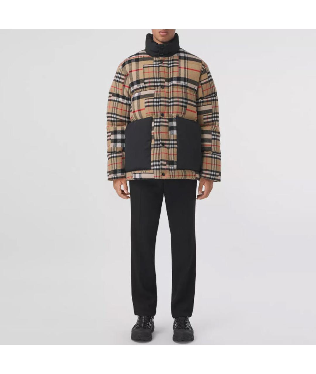 BURBERRY Бежевый пуховик, фото 2