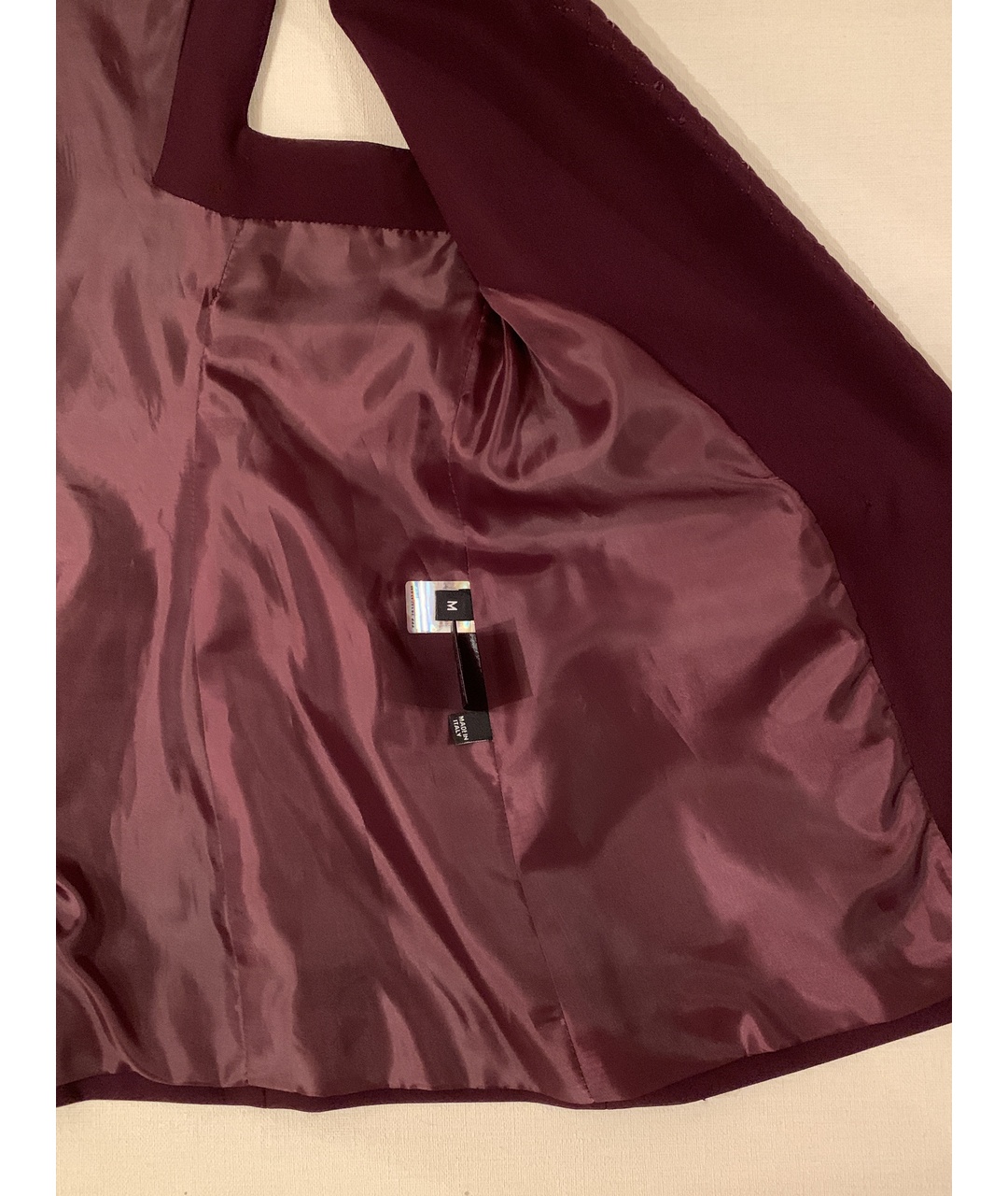PHILIPP PLEIN Бордовый полиамидовый жакет/пиджак, фото 3