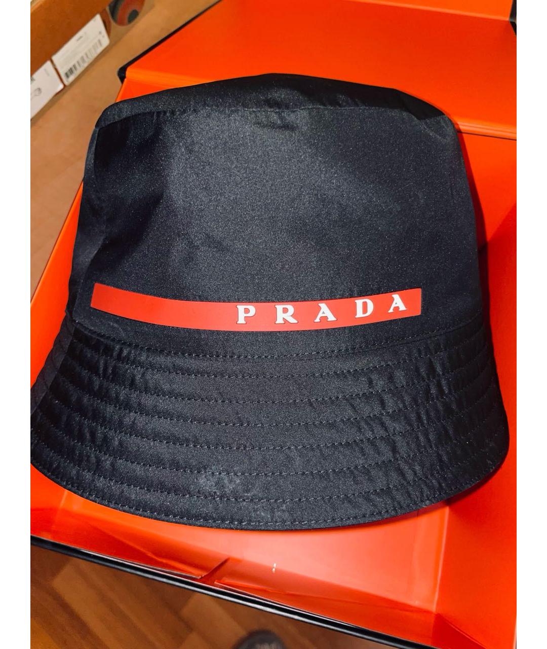 PRADA Черная панама, фото 3