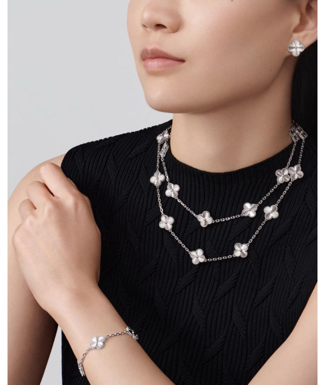 VAN CLEEF & ARPELS Серьги из белого золота, фото 3