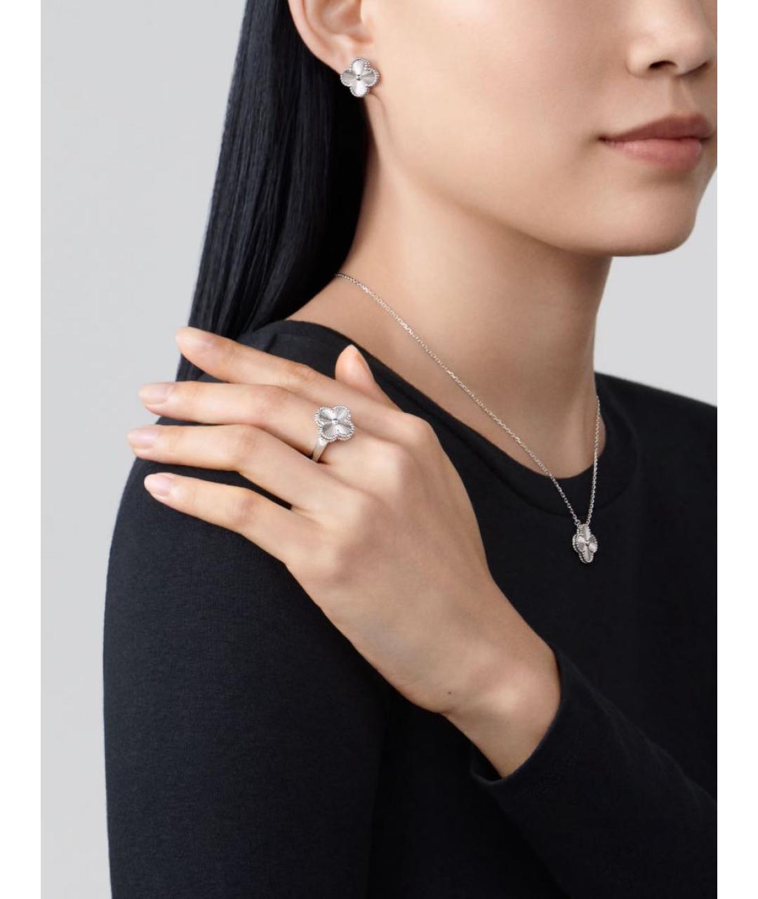 VAN CLEEF & ARPELS Серьги из белого золота, фото 2