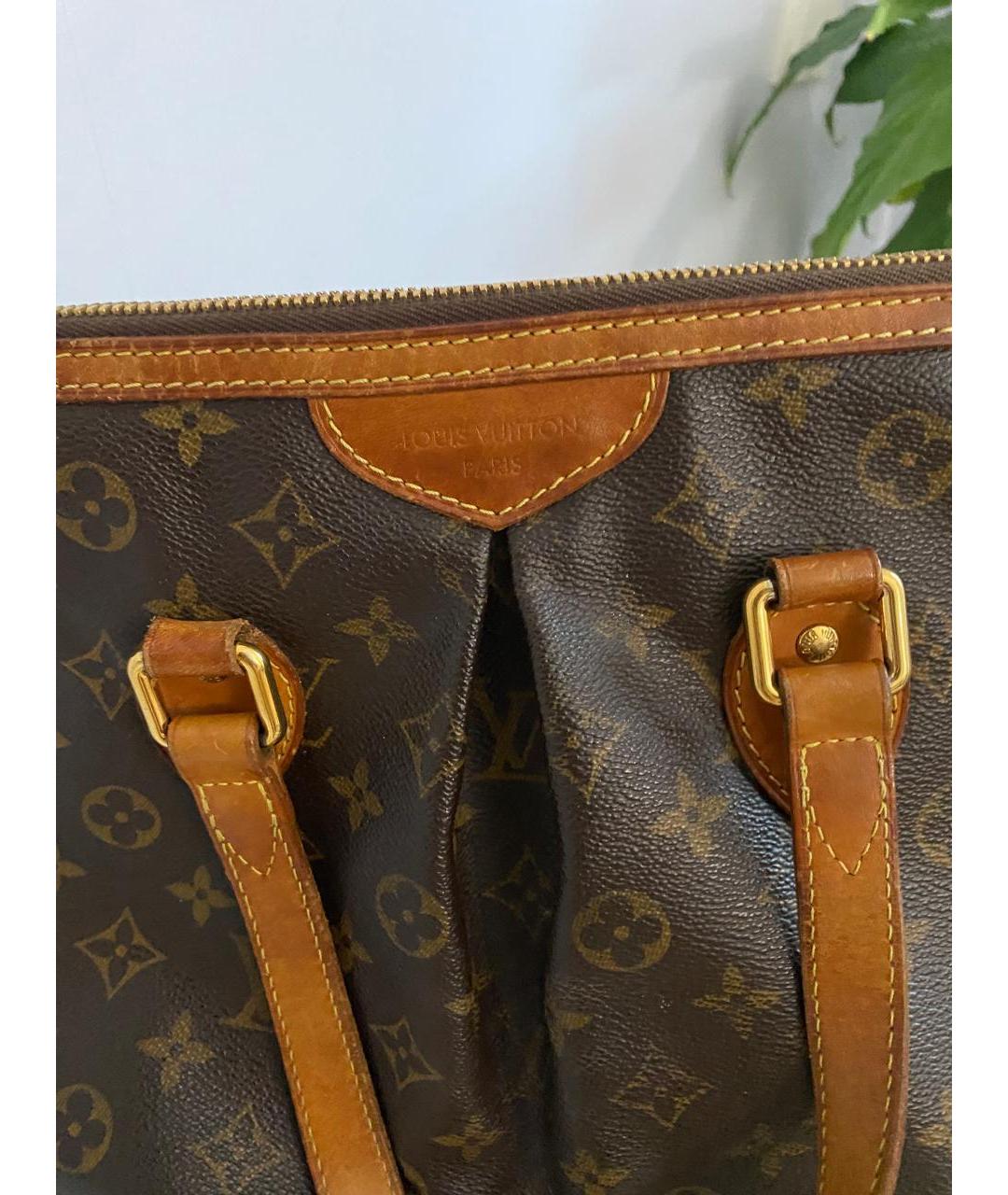 LOUIS VUITTON Коричневая сумка тоут, фото 4