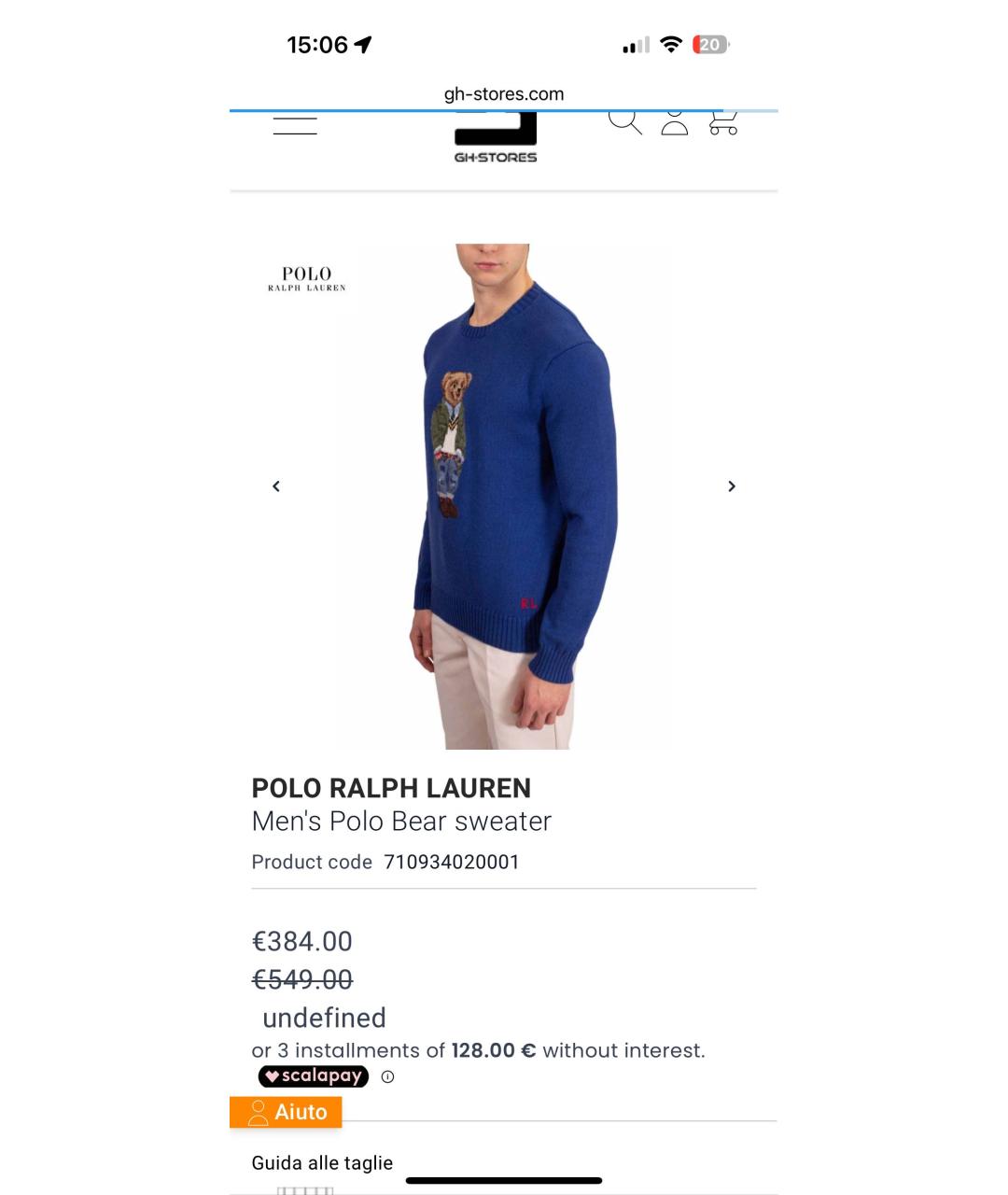 POLO RALPH LAUREN Синий хлопковый джемпер / свитер, фото 4