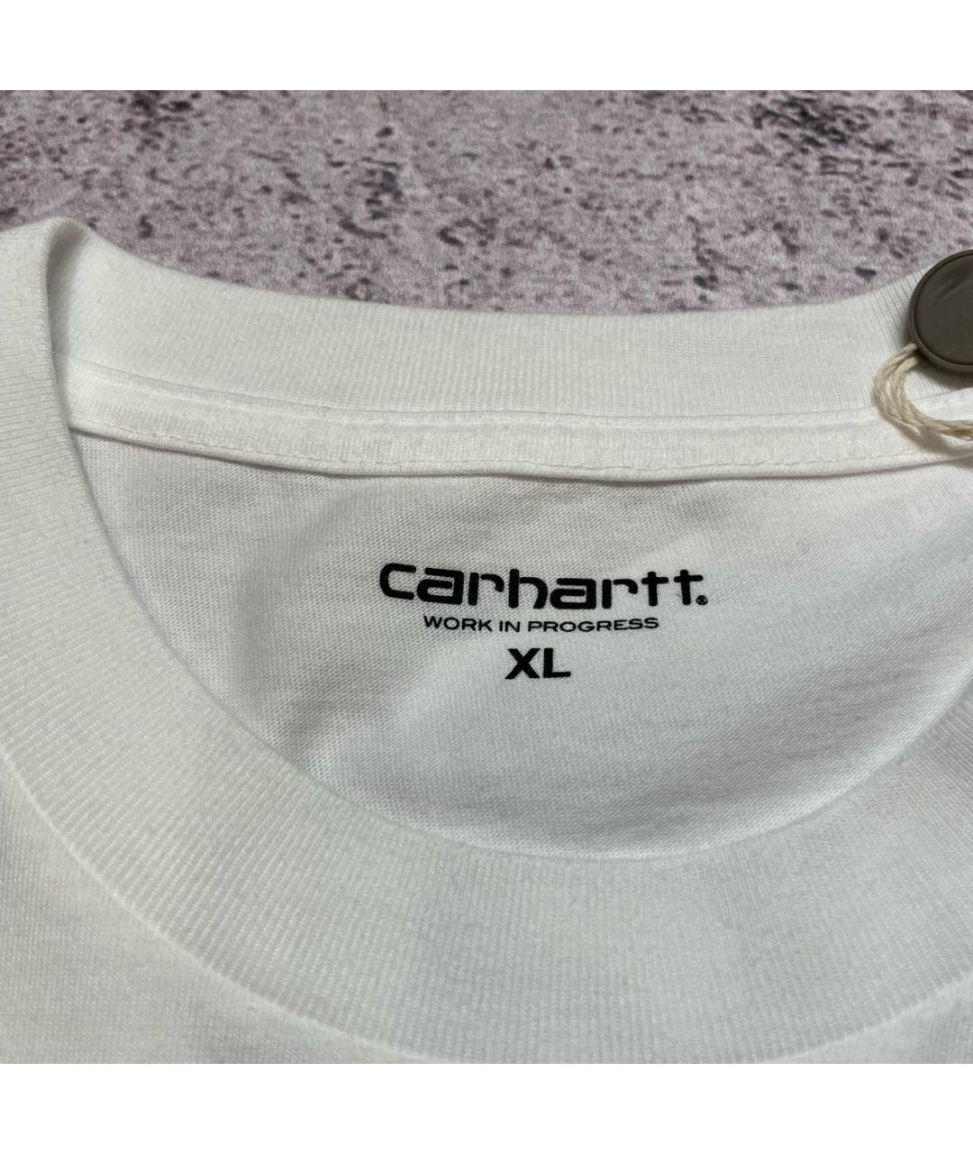 CARHARTT WIP Белая хлопковая футболка, фото 5