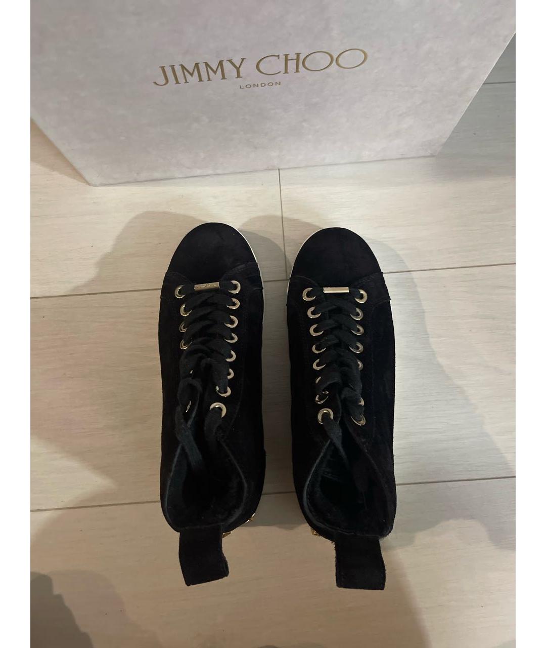 JIMMY CHOO Черные кеды, фото 3