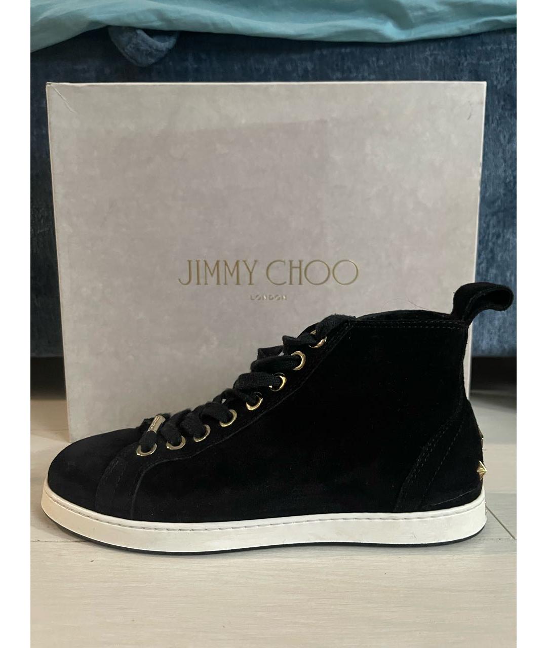 JIMMY CHOO Черные кеды, фото 6