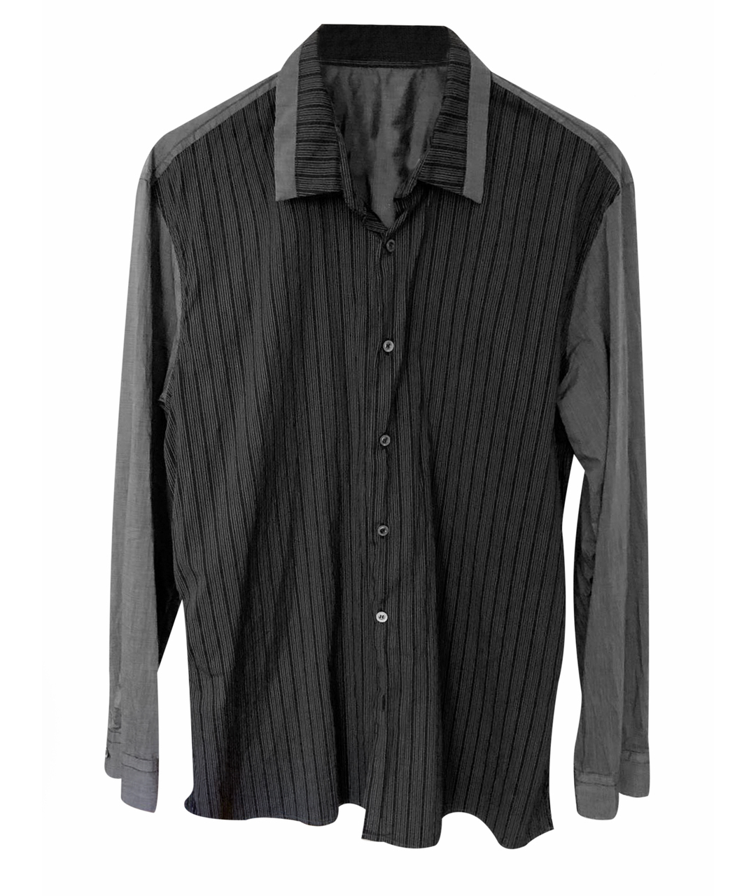 CORTIGIANI Черная хлопковая кэжуал рубашка, фото 1
