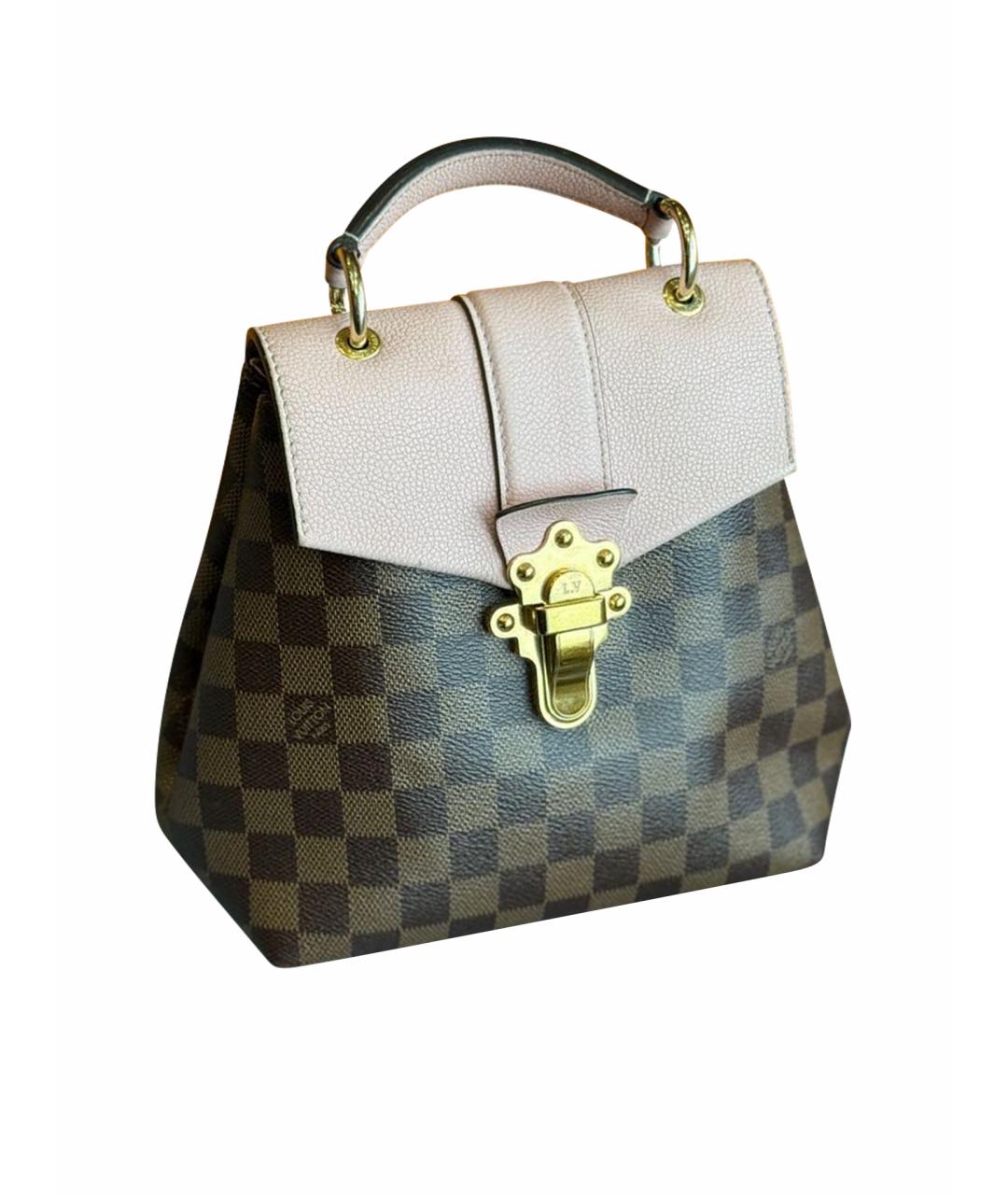 LOUIS VUITTON Коричневый кожаный рюкзак, фото 1