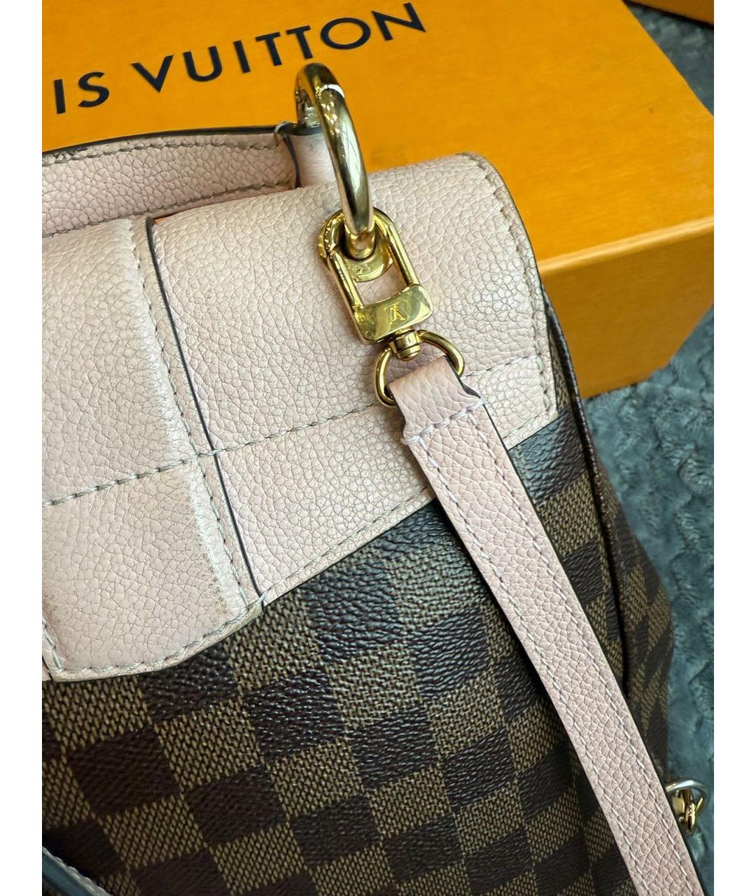 LOUIS VUITTON Коричневый кожаный рюкзак, фото 3