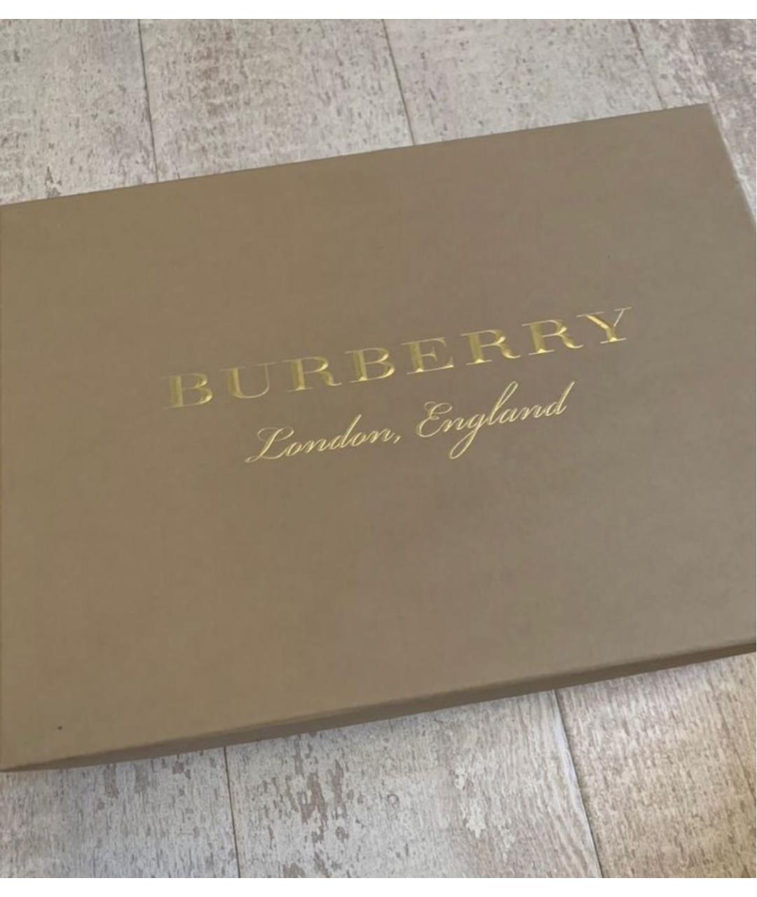 BURBERRY Черные кожаные ботильоны, фото 7