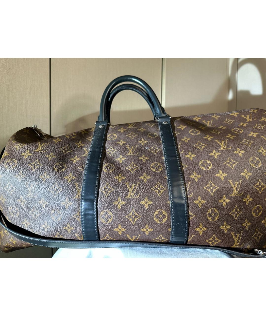 LOUIS VUITTON Коричневая дорожная/спортивная сумка, фото 2