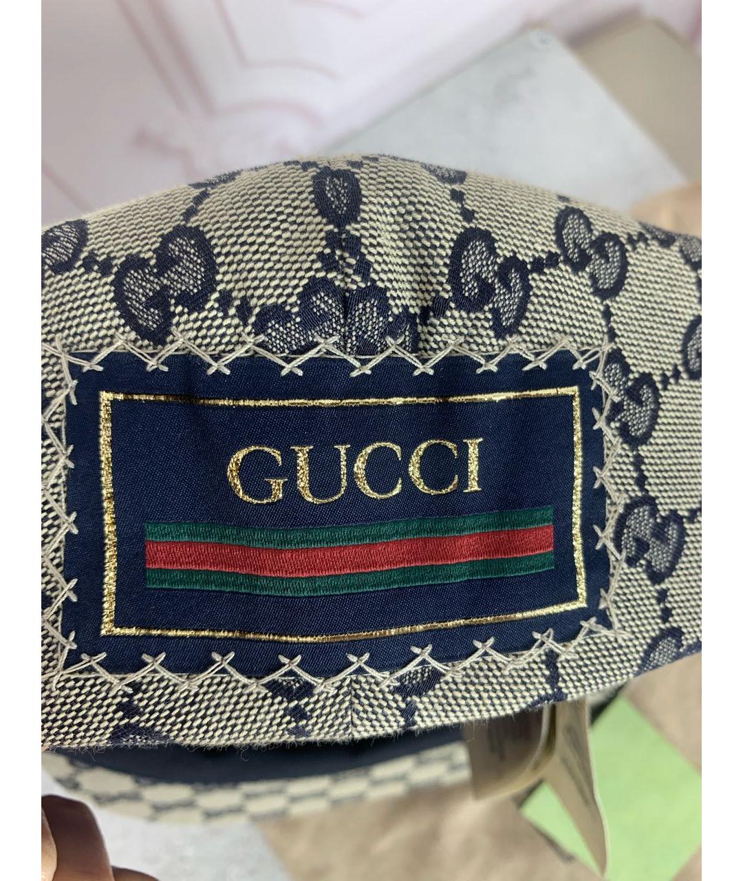 GUCCI Бежевая кепка/бейсболка, фото 4